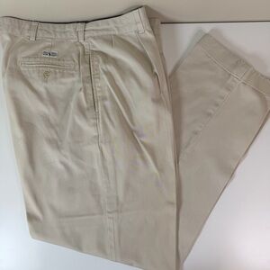 POLO RALPH LAUREN Men’s 38x32 Hammond Pant Pleated Cuffs Classic Cotton Chinos